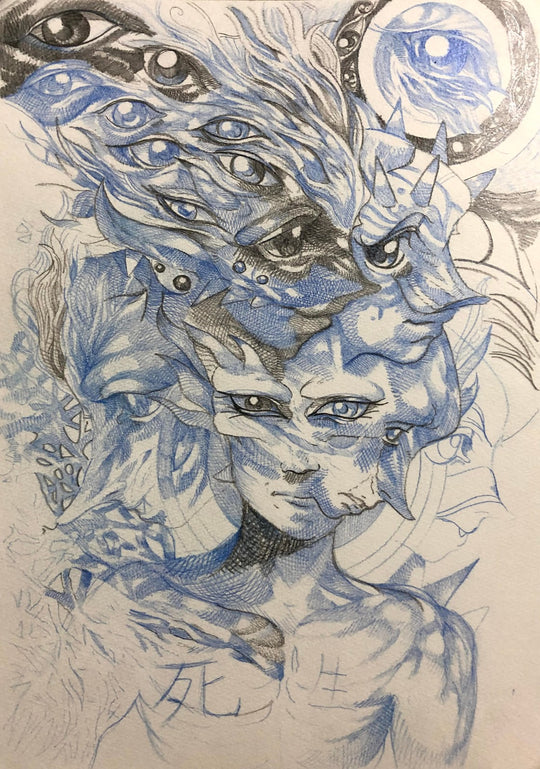 左手で描くことで、見えた新しい世界